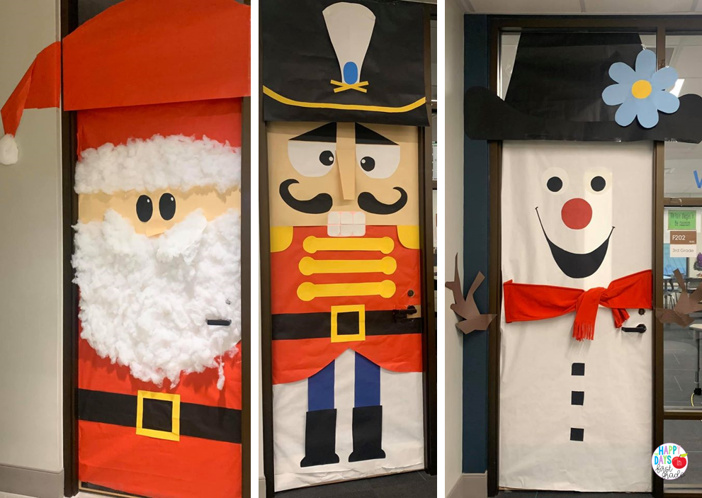 Decorating Bedroom Doors For Christmas