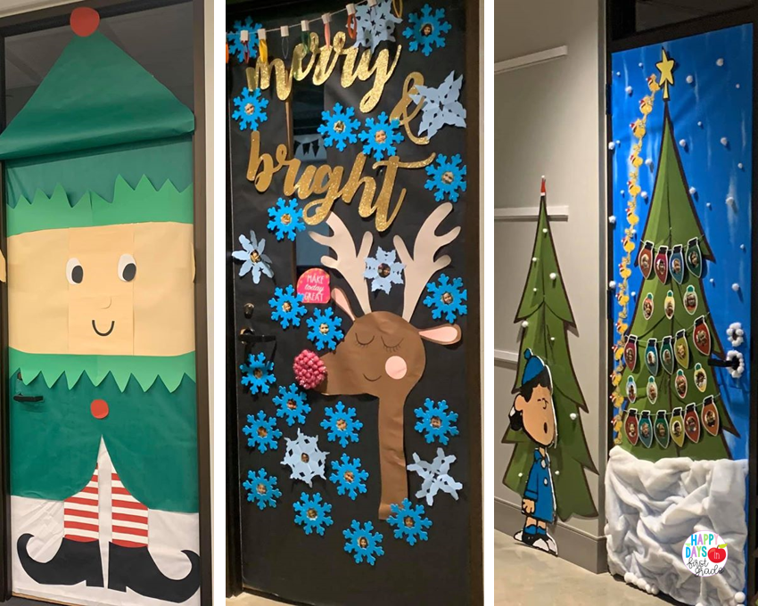 The Best Christmas Doors | Happy Days in First Grade