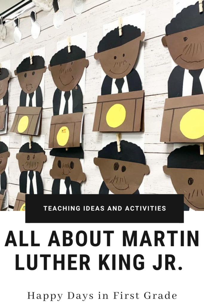 All About Martin Luther King Jr Teaching Ideas And Activities