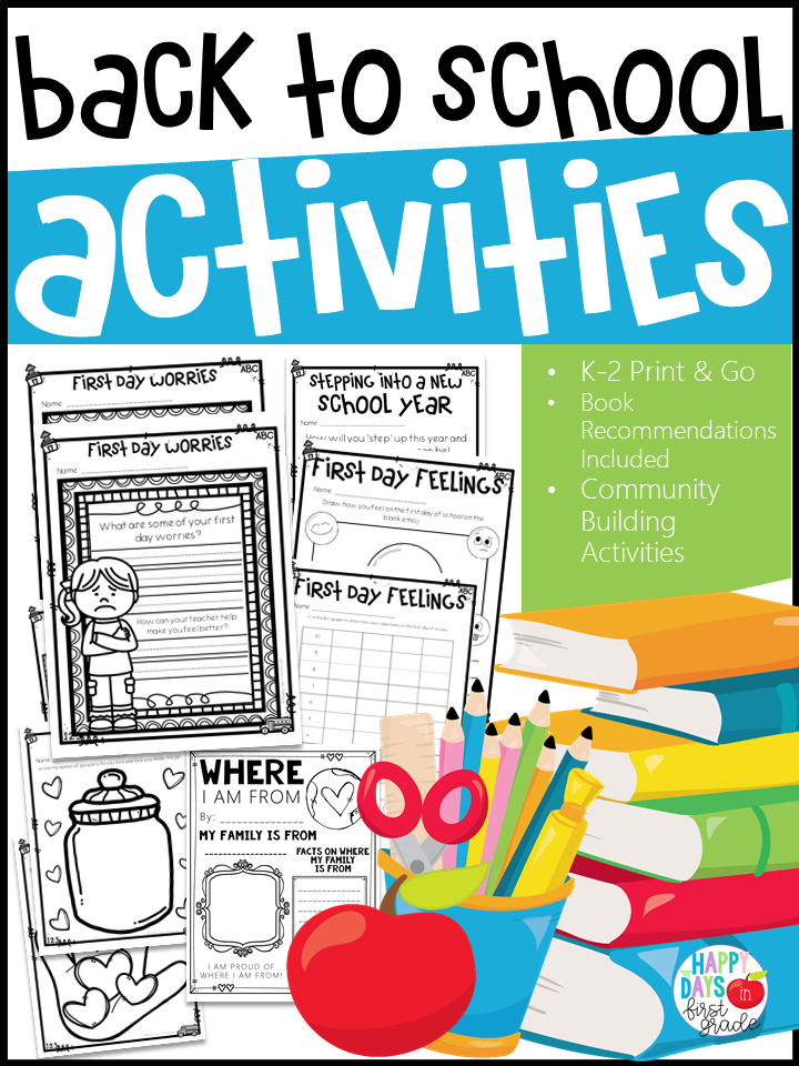 Best Back to School Books and Activities | Happy Days in First Grade