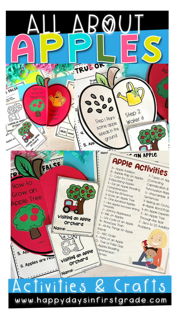 Apple Activities & Crafts | Happy Days in First Grade