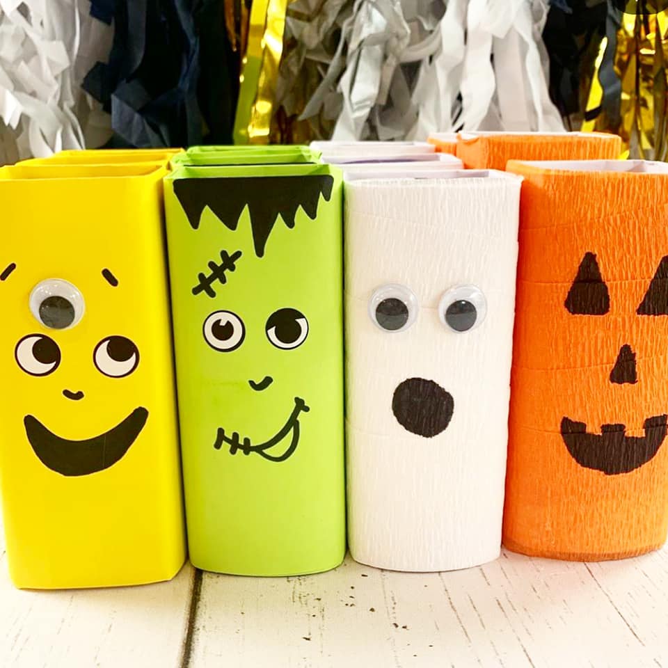 Halloween Juice Boxes DIY  Happy Days in First Grade